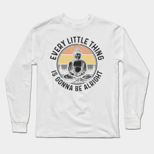 Buddha Vintage Retro Long Sleeve T-Shirt